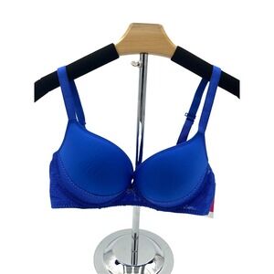 Passionata 4052-25 Push-Up Effect Bra 36C Blue New With Tag